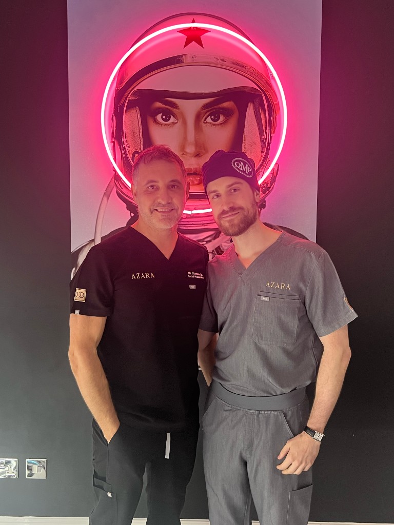 Dr. Erik Friedrich com Dominic Bray em Royal Tunbridge Wells