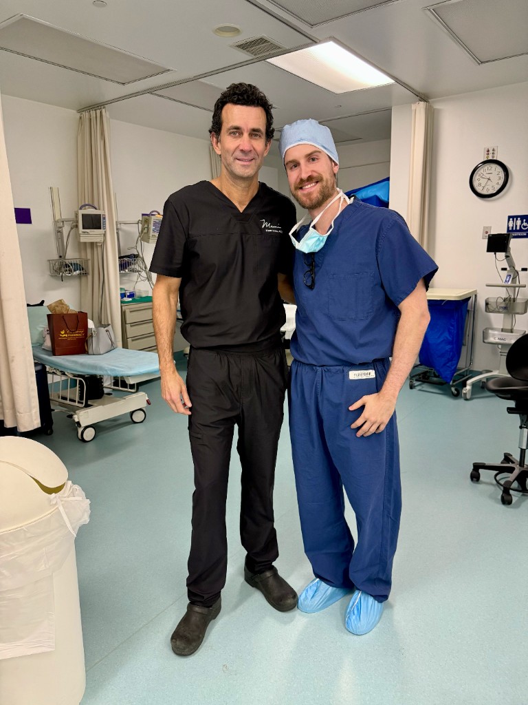 Dr. Erik Friedrich com Marc Mani em Beverly Hills